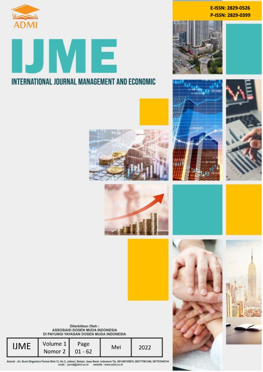 					View Vol. 1 No. 2 (2022): Mei: International Journal Management and Economic
				