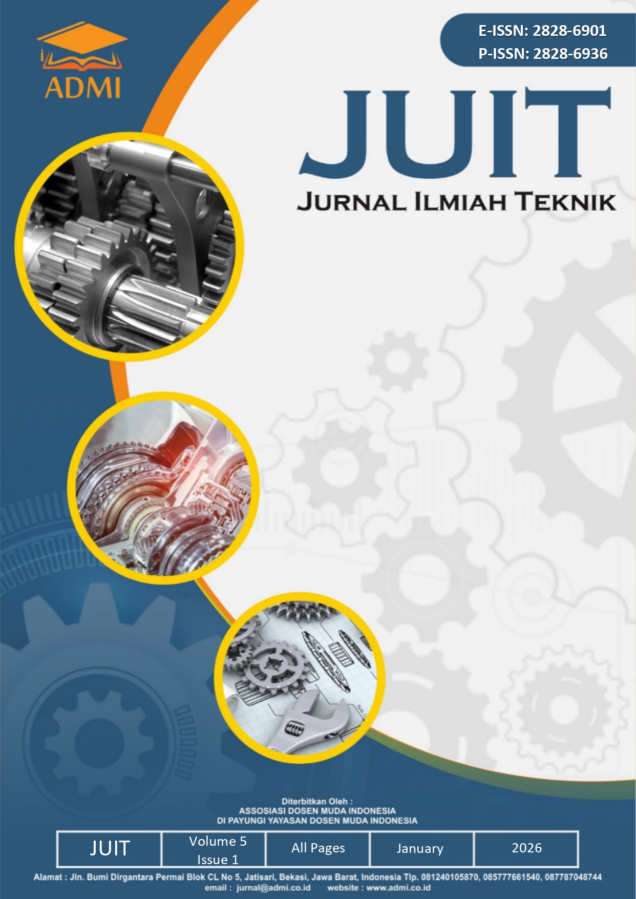 					View Vol. 5 No. 1 (2026): Januari: Jurnal Ilmiah Teknik
				