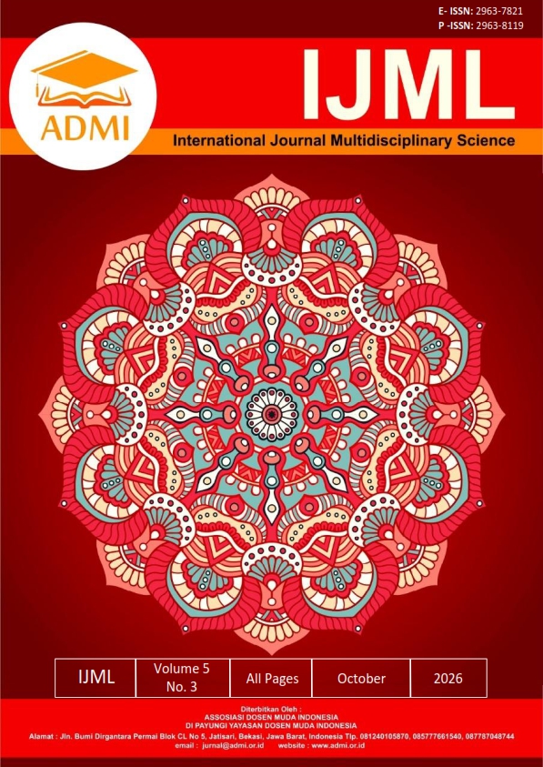 					View Vol. 5 No. 3 (2026): October: International Journal Multidisciplinary Science
				