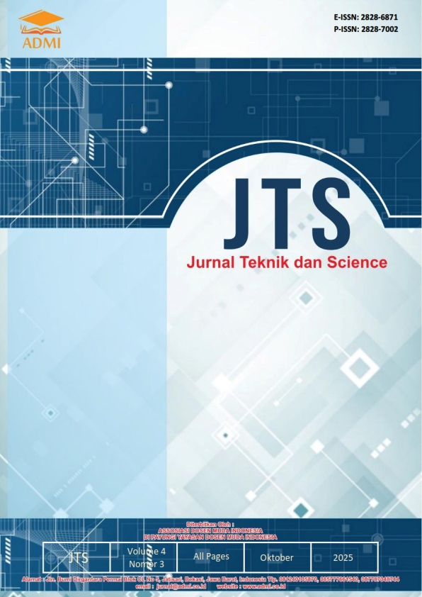					View Vol. 4 No. 3 (2025): Oktober: Jurnal Teknik dan Science
				