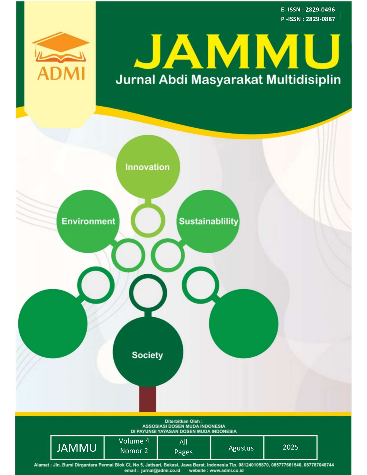					View Vol. 4 No. 2 (2025): Agustus: JURNAL ABDI MASYARAKAT MULTIDISIPLIN
				