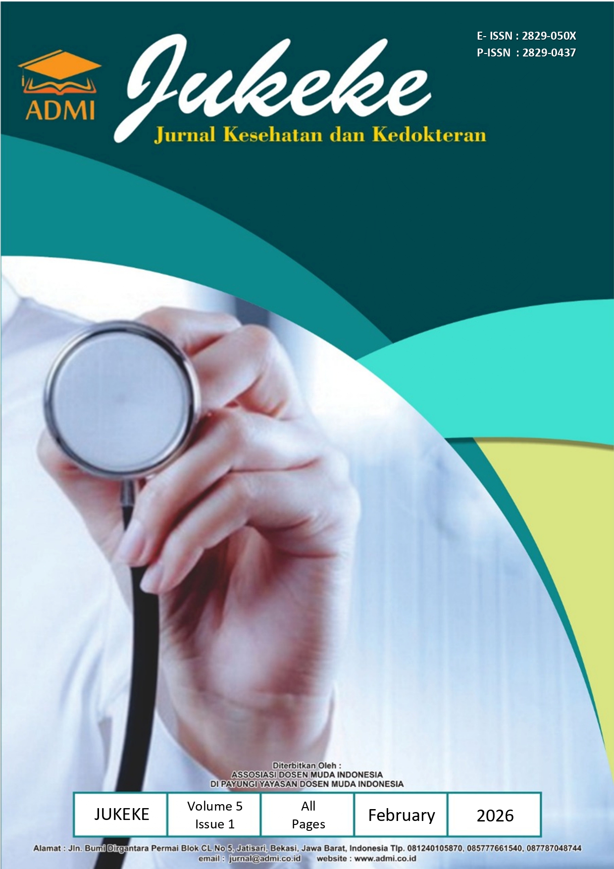					View Vol. 5 No. 1 (2026): Februari: Jurnal Kesehatan dan Kedokteran
				